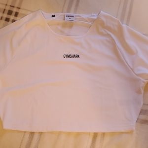 Gymshark White Crop Top